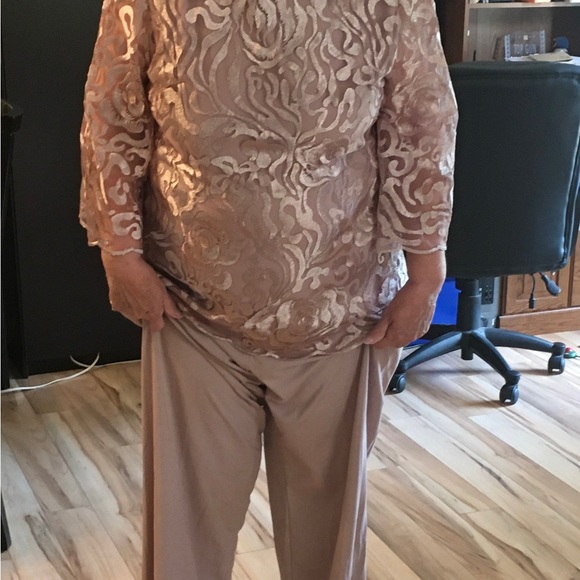 Paint suit mauve colour size 2xl - Picture 4 of 7